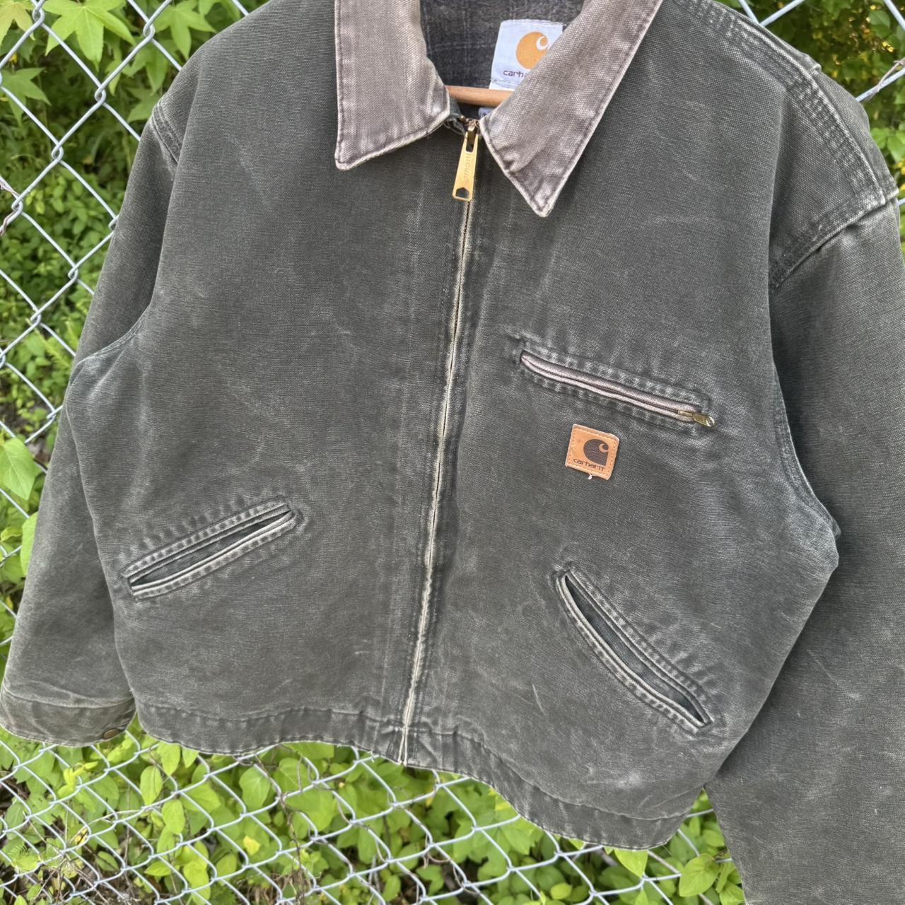 Carhartt Men's Black and Brown Jacket