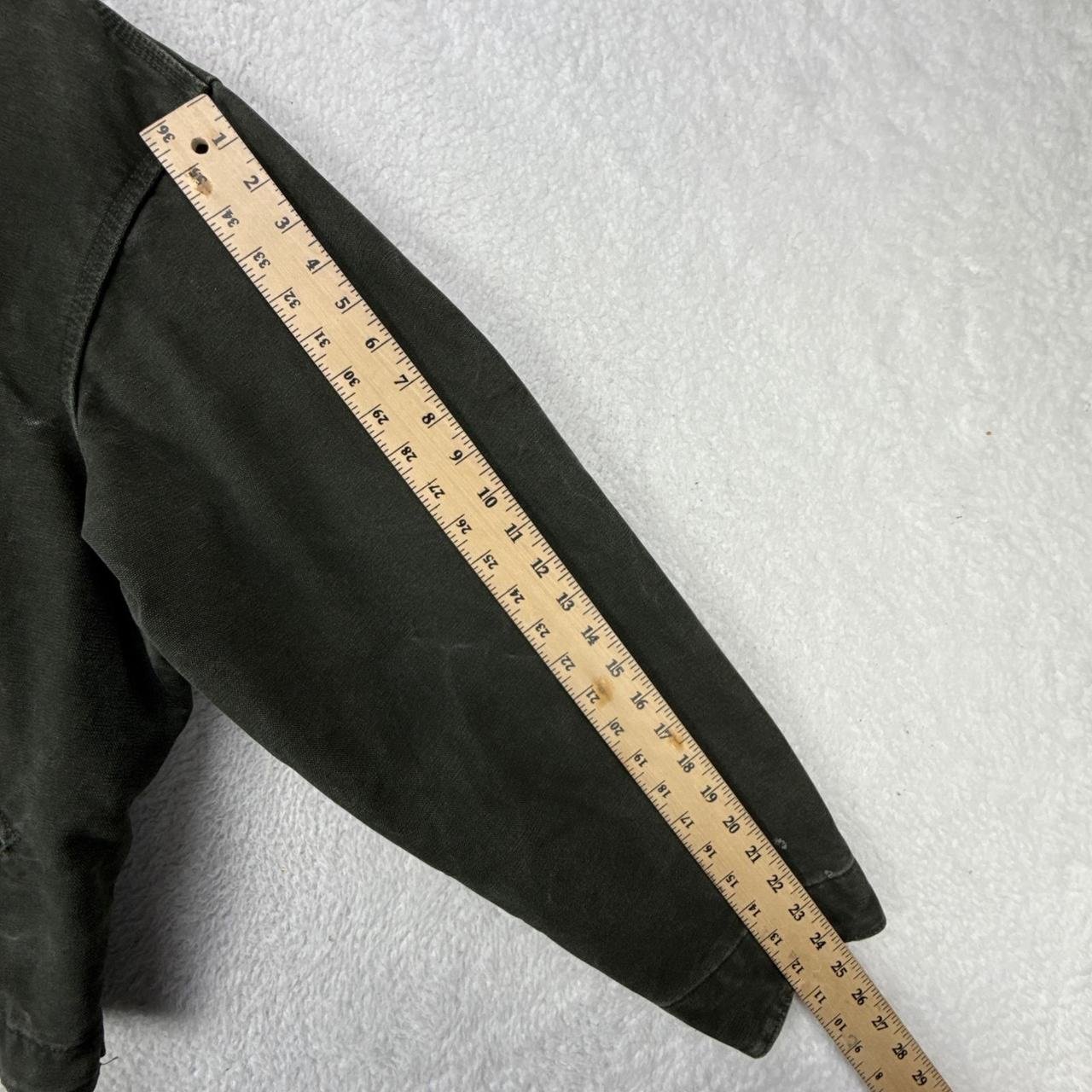 Carhartt VTG Detroit jacket blanket lined large moss green