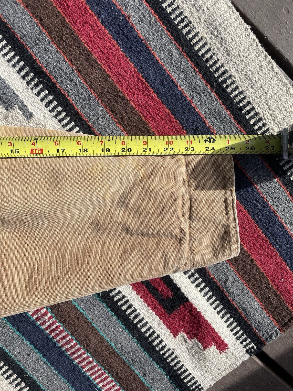 Carhartt Men’s J01 BRN Vintage Detroit Jacket Size 44 Fits Medium-Large