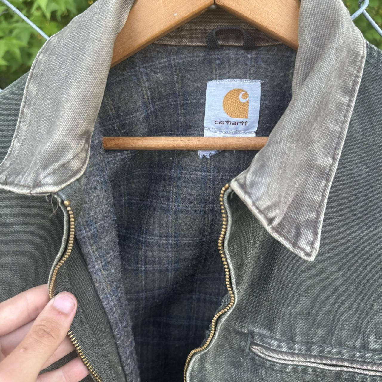 Carhartt Men's Black and Brown Jacket