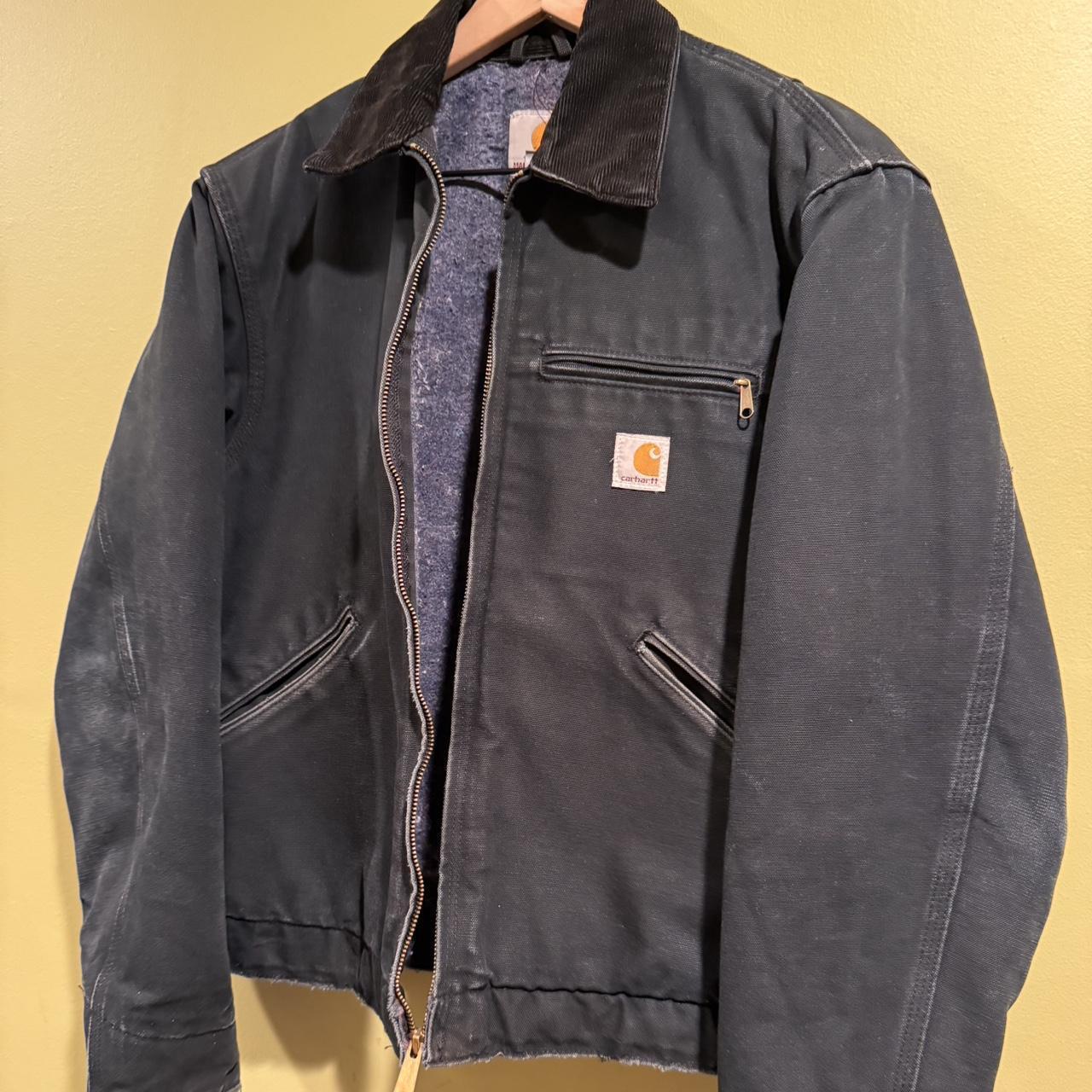 Carhartt Men's Black and Navy Jacket