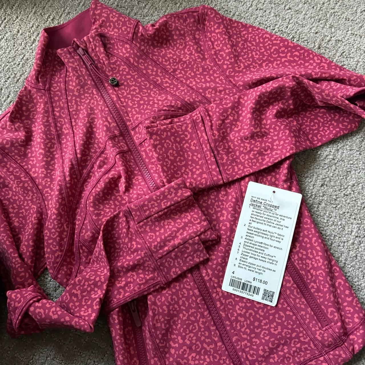 Lululemon Women's Pink and Red Jacket