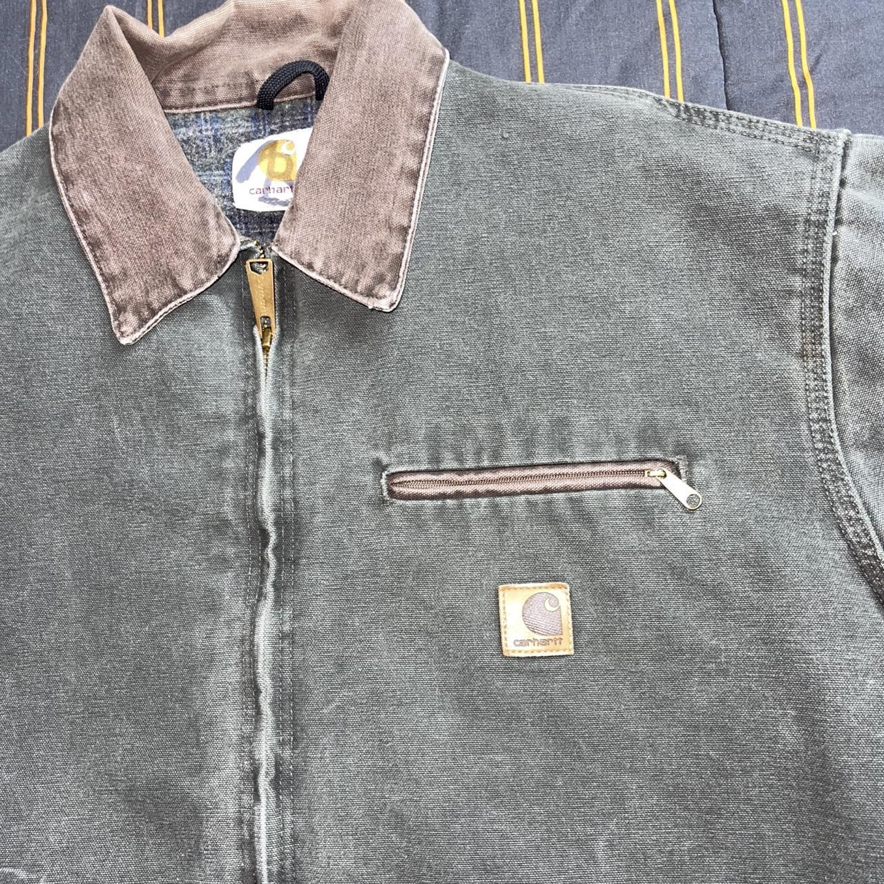 Carhartt Men's Green and Black Jacket