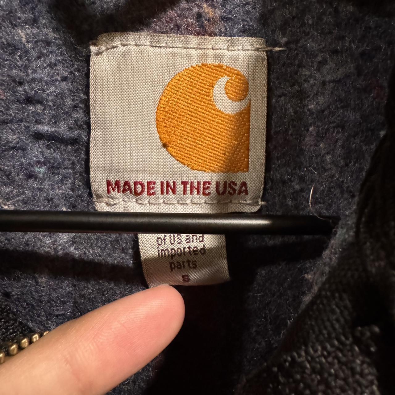 Carhartt Men's Black and Navy Jacket