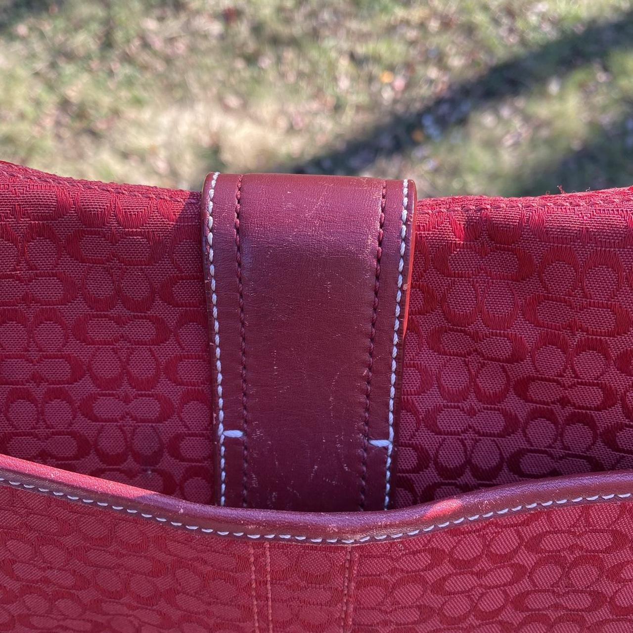 Y2K red coach soho
