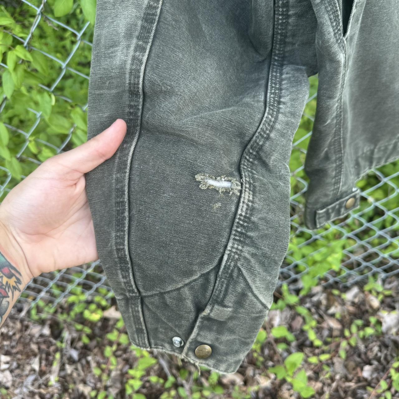 Carhartt Men's Black and Brown Jacket