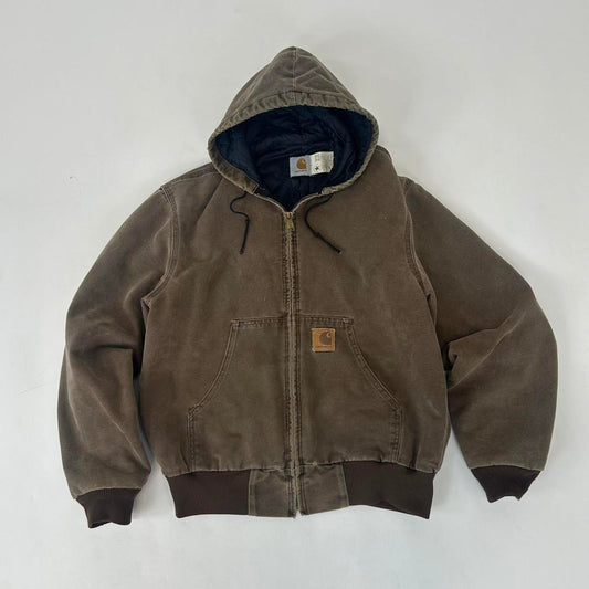 Carhartt Men's Brown and Khaki Jacket