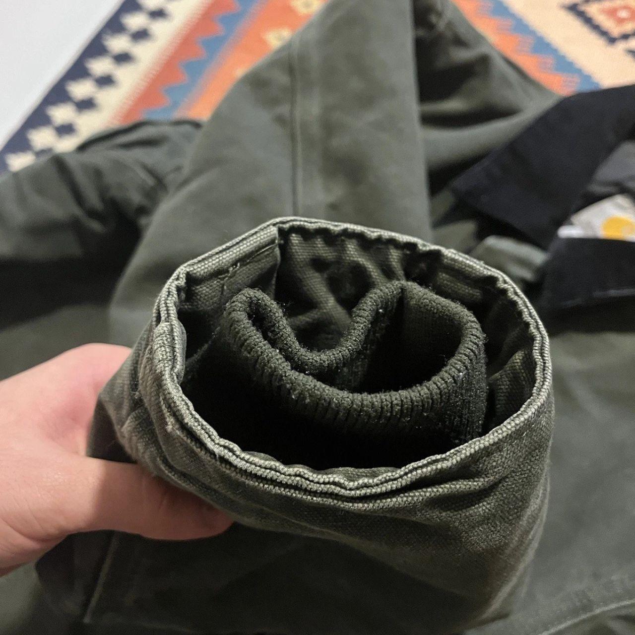 Vintage Carhartt Jacket Medium Faded Moss Green Arctic Detroit Chore J22 MOS