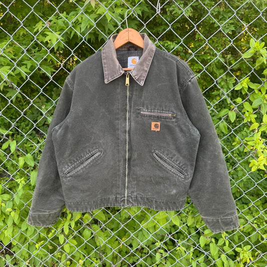 Carhartt Men's Black and Brown Jacket