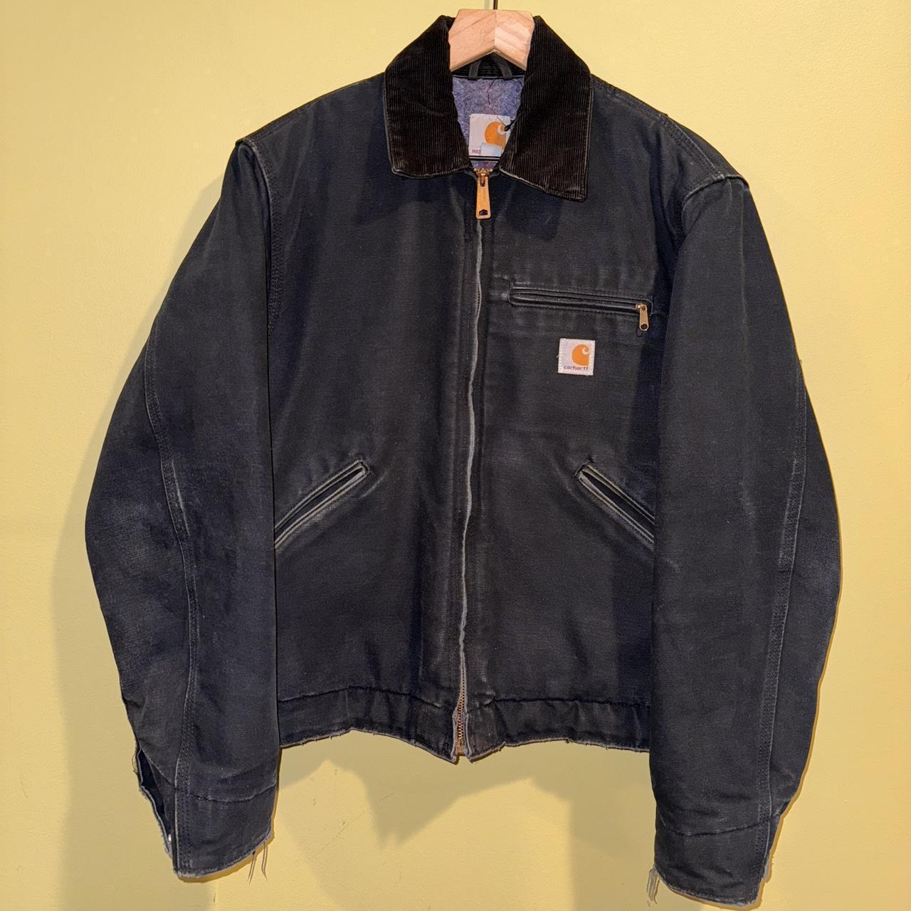 Carhartt Men's Black and Navy Jacket