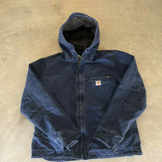 Carhartt Men's Black and Navy Jacket