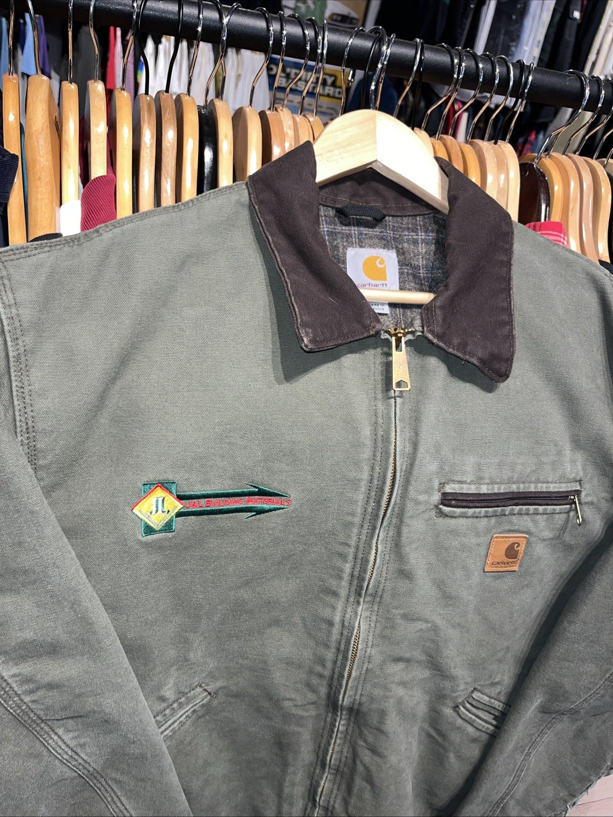 Vintage Carhartt Detroit Green XL