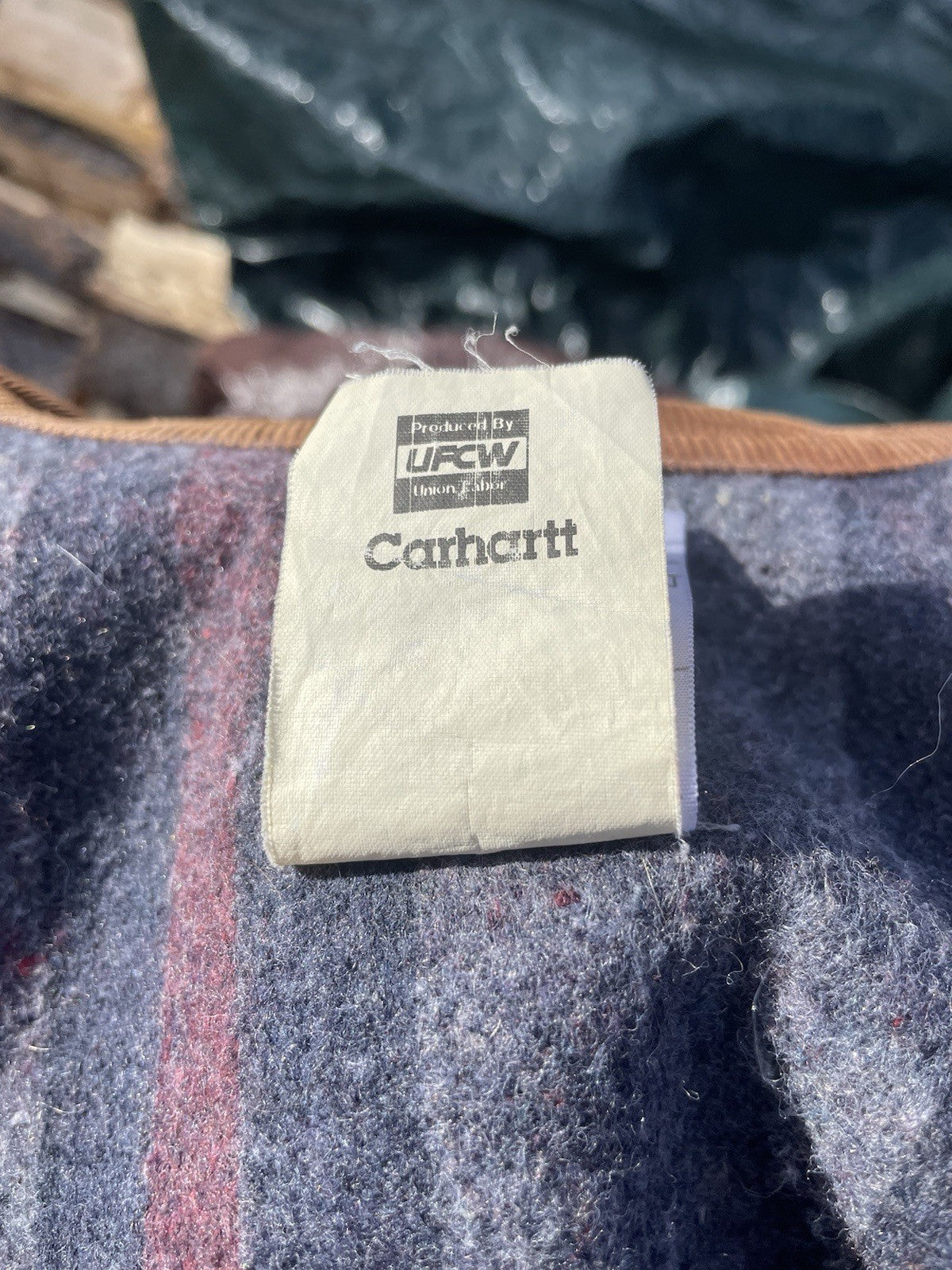 Carhartt Men’s J01 BRN Vintage Detroit Jacket Size 44 Fits Medium-Large