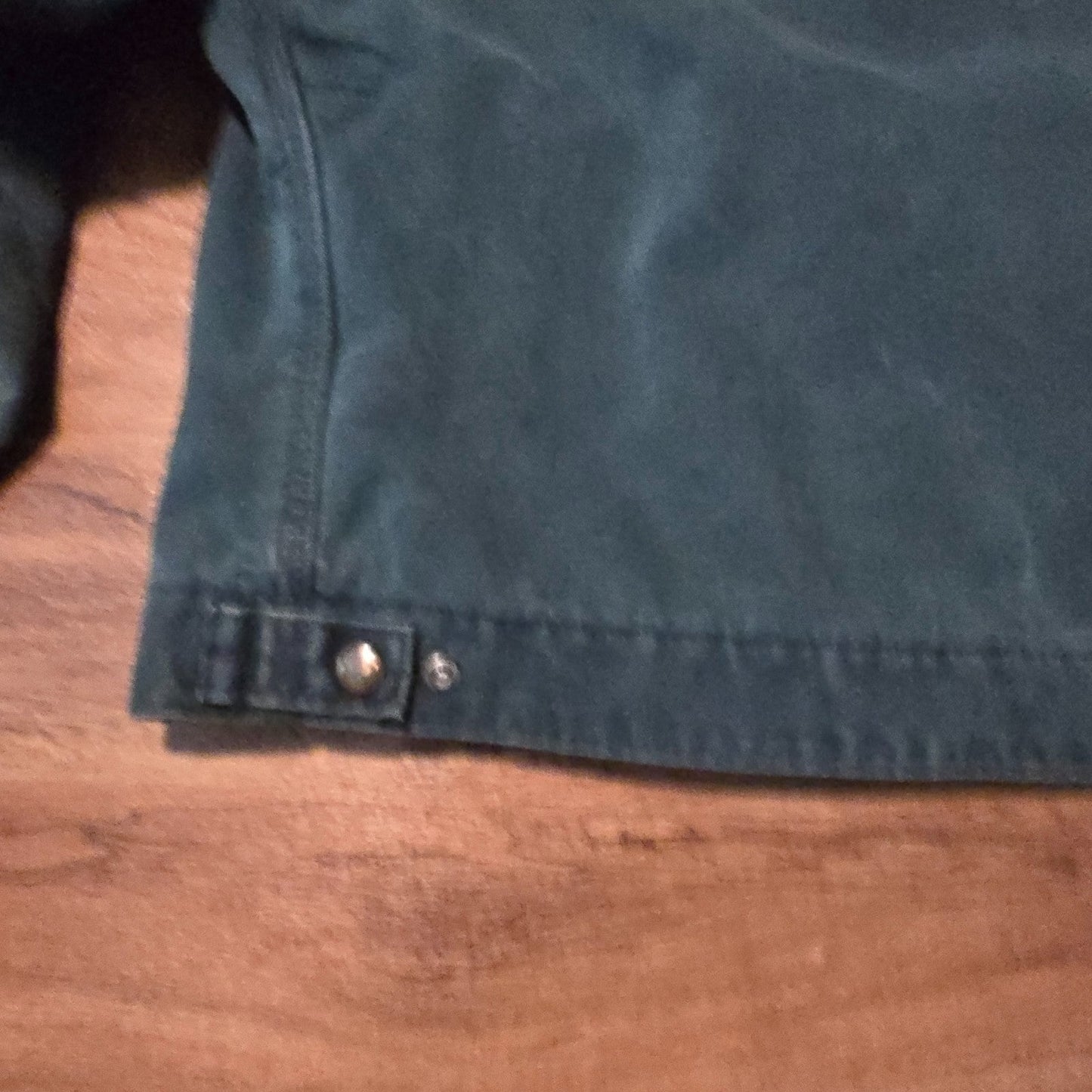 Vintage Carhartt Detroit Jacket J43 HTG Mens 2XL Green Plaid Lined Y2K