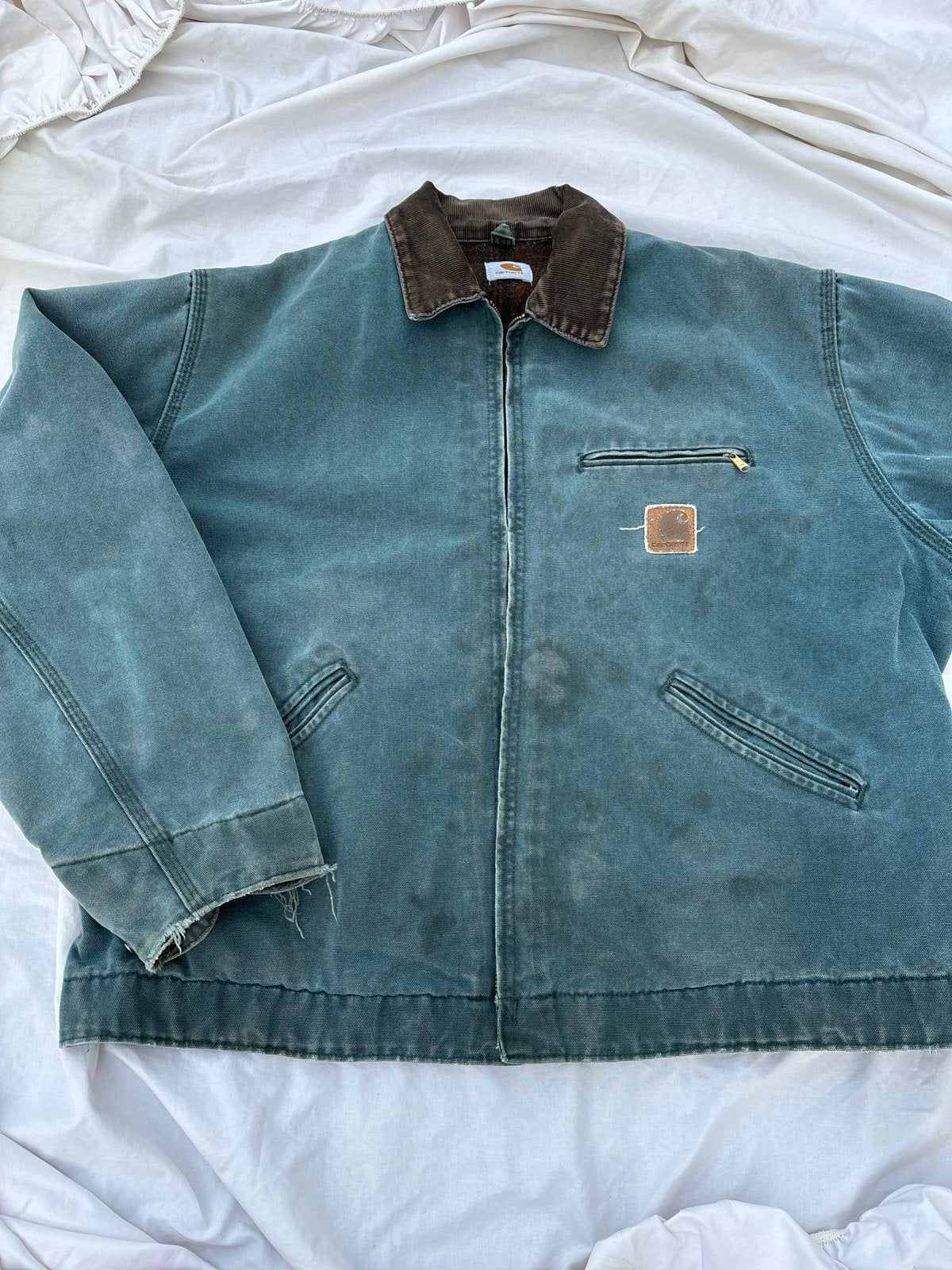 Vintage Carhartt Detroit blanket lined jacket