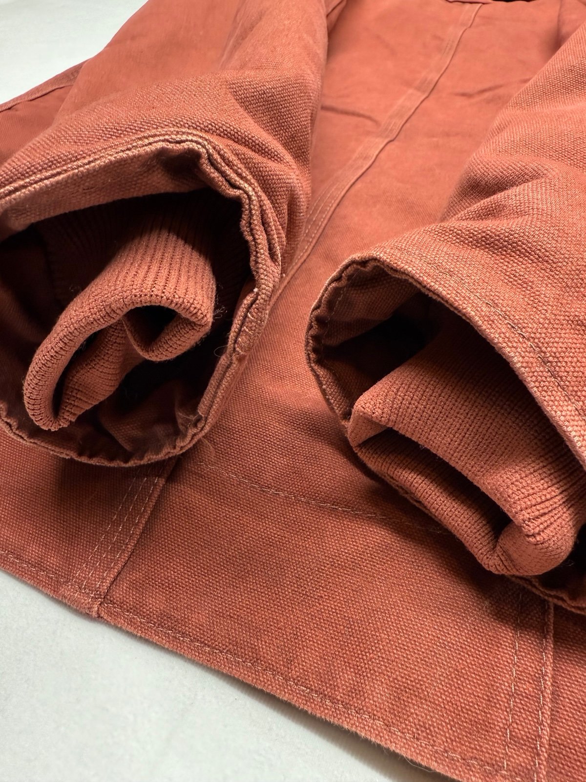 Vintage Y2K Carhartt WOMENS WC061 VRS Salmon Pink Sherpa Lined Sz Small Regular