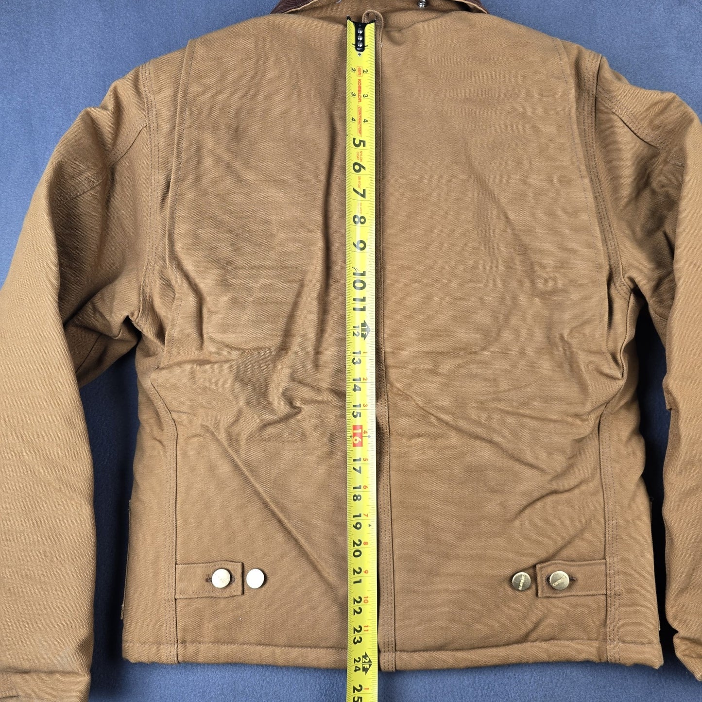 Vintage Carhartt Arctic J02 Jacket Quilt Lined Mens Small 36  Brown Deadstock