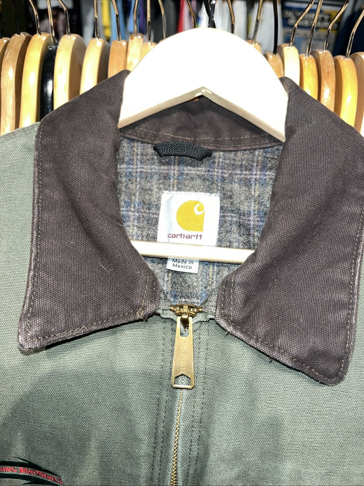 Vintage Carhartt Detroit Green XL