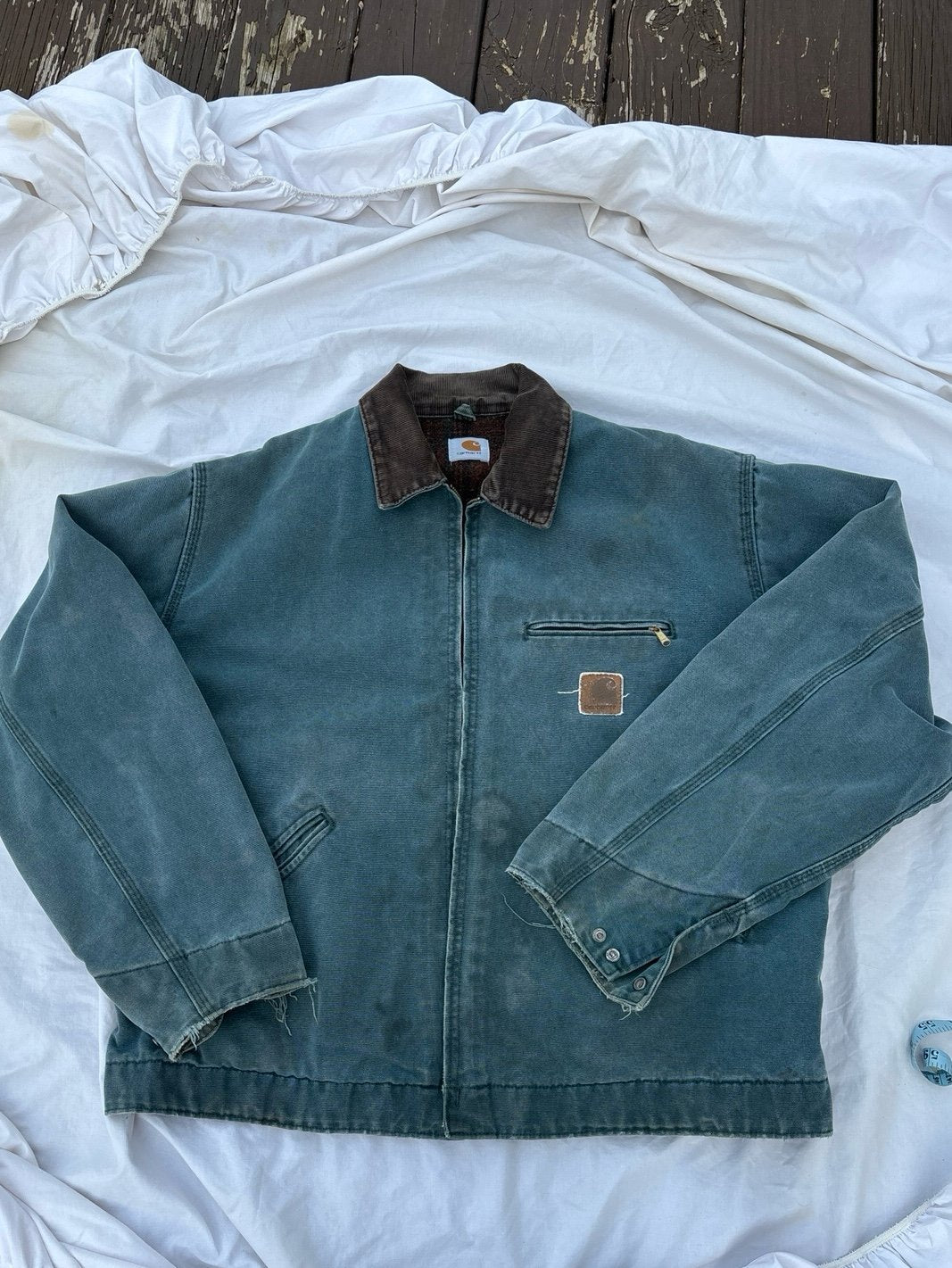 Vintage Carhartt Detroit blanket lined jacket