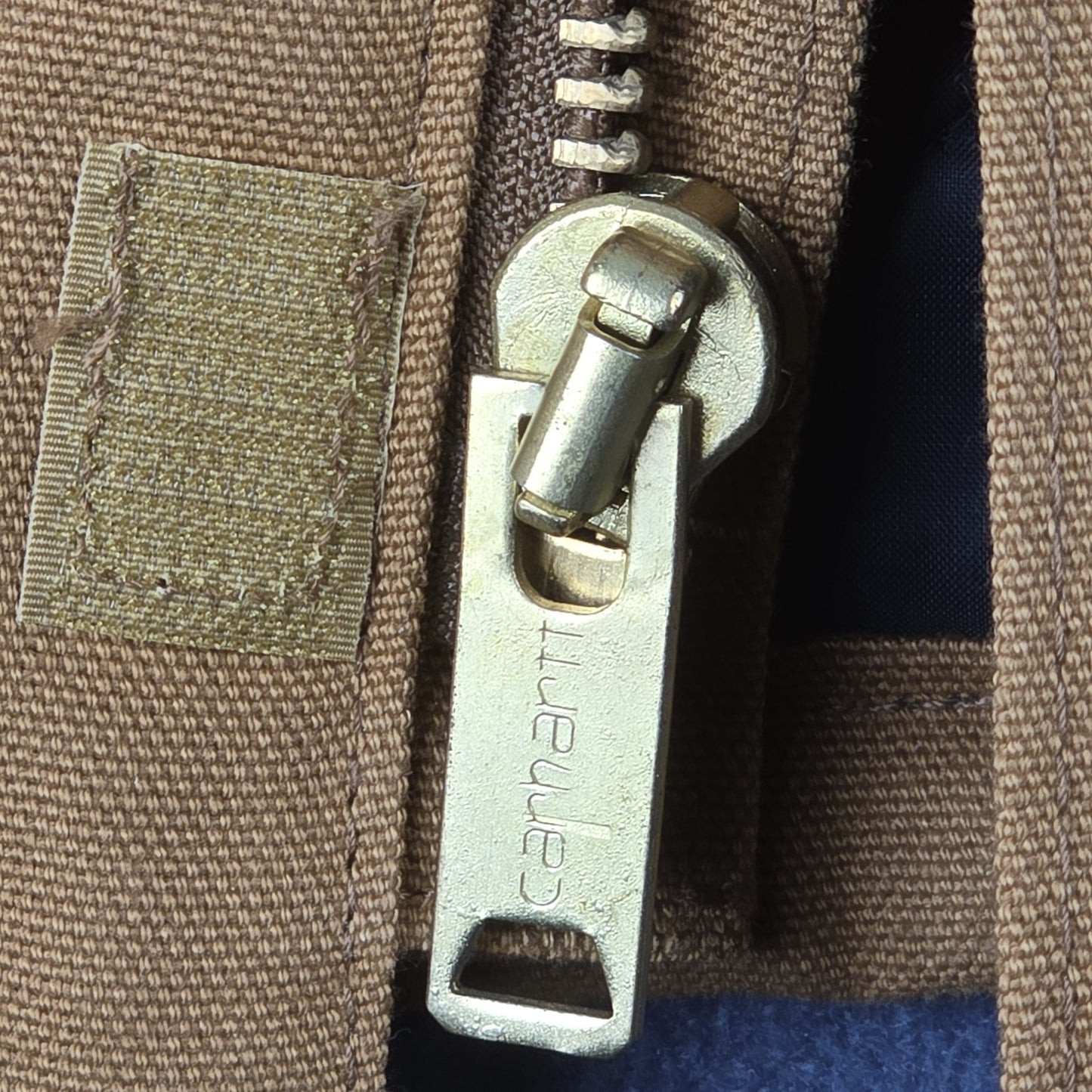 Vintage Carhartt Arctic J02 Jacket Quilt Lined Mens Small 36  Brown Deadstock