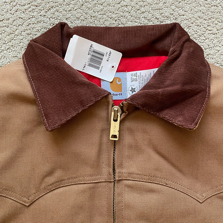 NWT Vintage Carhartt Santa Fe Jacket USA Duck JQ2116 JQ2106 J13 Medium Tall MT