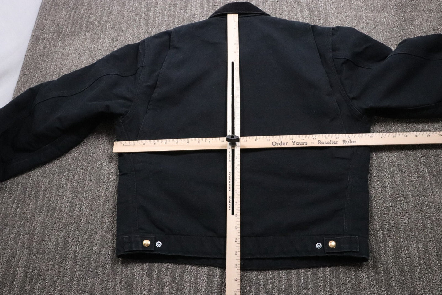 Carhartt VTG USA Detroit Jacket Blanket Lined Men's 40 Reg(medium) Black J01