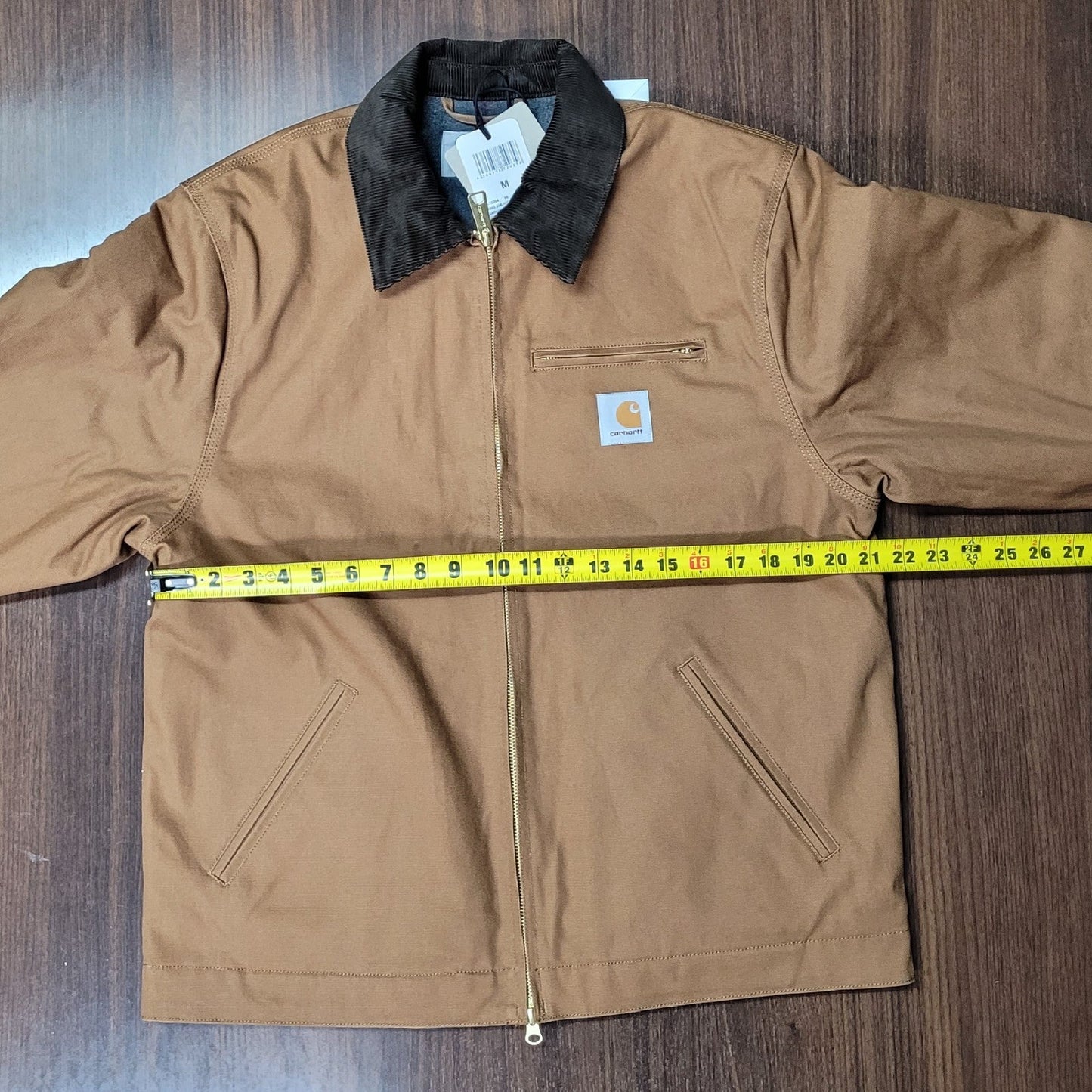 Carhartt WIP Detroit Jacket (Winter) Medium Hamilton Brown / Tobacco NWT