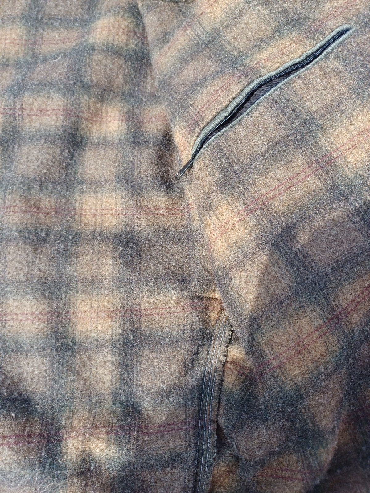 Vintage Carhartt J97 MOS Detroit Jacket Size Large Moss Green Blanket Lined Rare