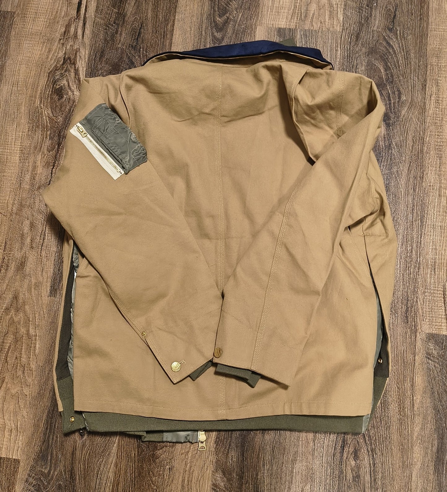 Carhartt WIP x Sacai  Michigan Jacket  MA-1  Brown L size NWT