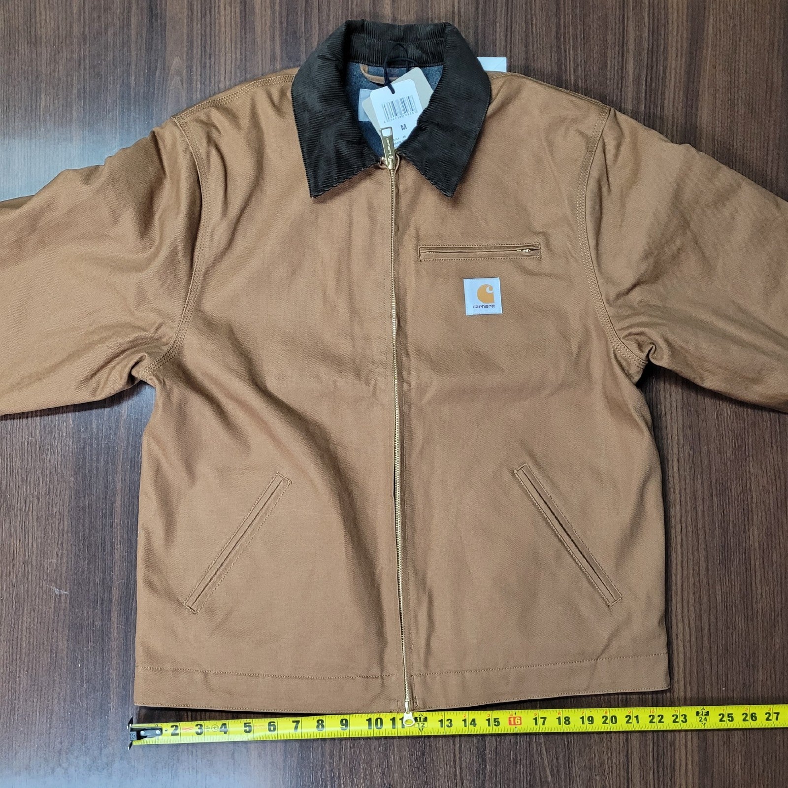 Carhartt WIP Detroit Jacket (Winter) Medium Hamilton Brown / Tobacco NWT