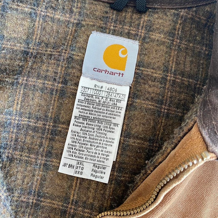 Vintage Carhartt Detroit Jacket J97 BRN