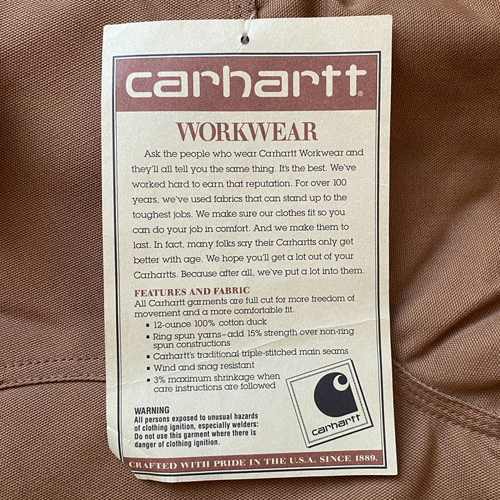 NWT Vintage Carhartt Santa Fe Jacket USA Duck JQ2116 JQ2106 J13 Medium Tall MT
