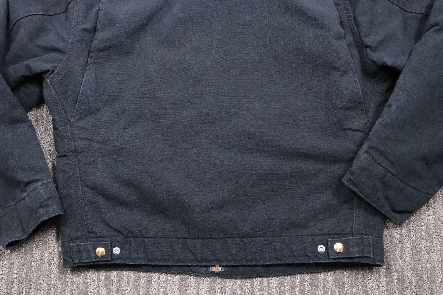 Carhartt VTG USA Detroit Jacket Blanket Lined Men's 40 Reg(medium) Black J01