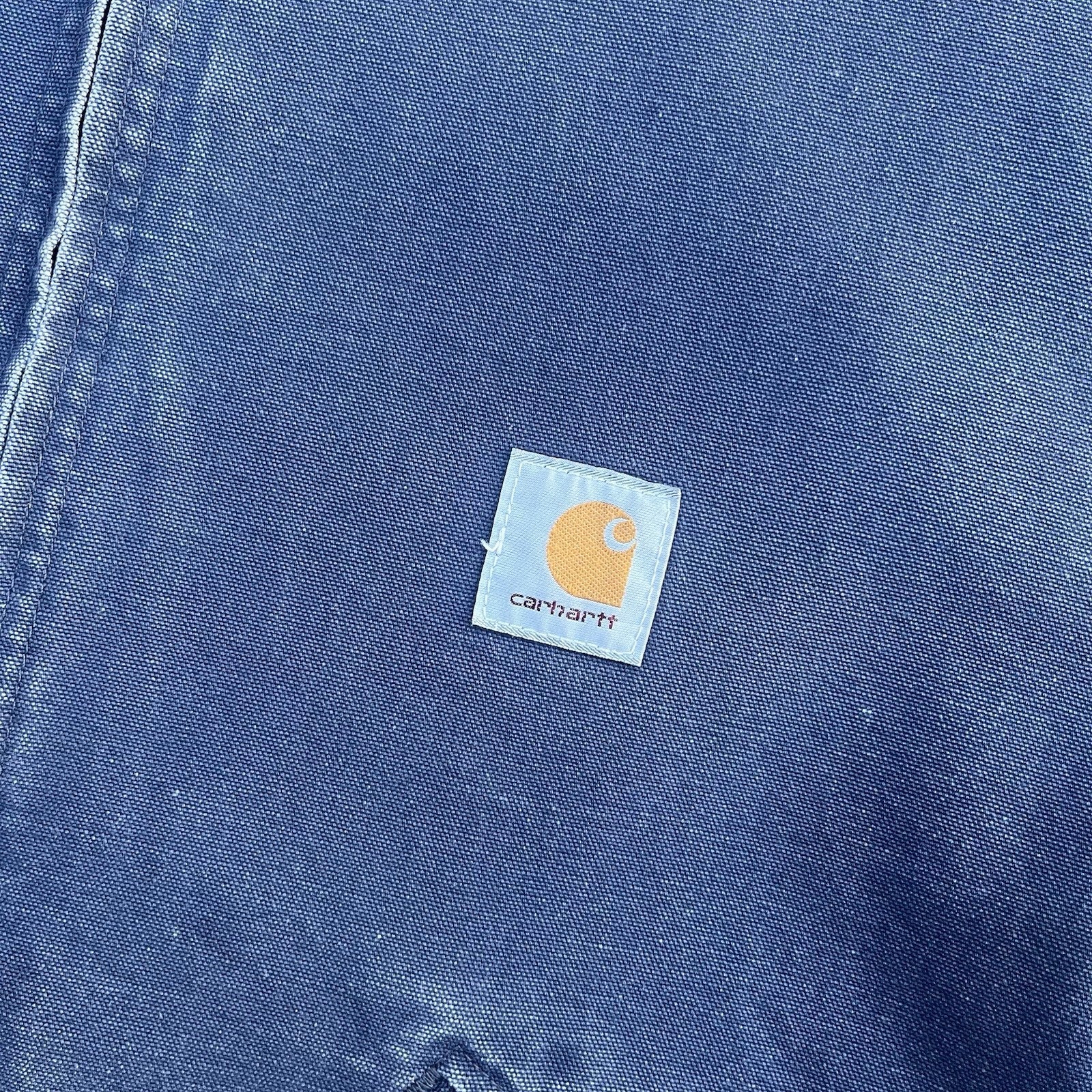 vintage 90’s carhartt j60 ptl aztec lined detroit jacket in petrol size large