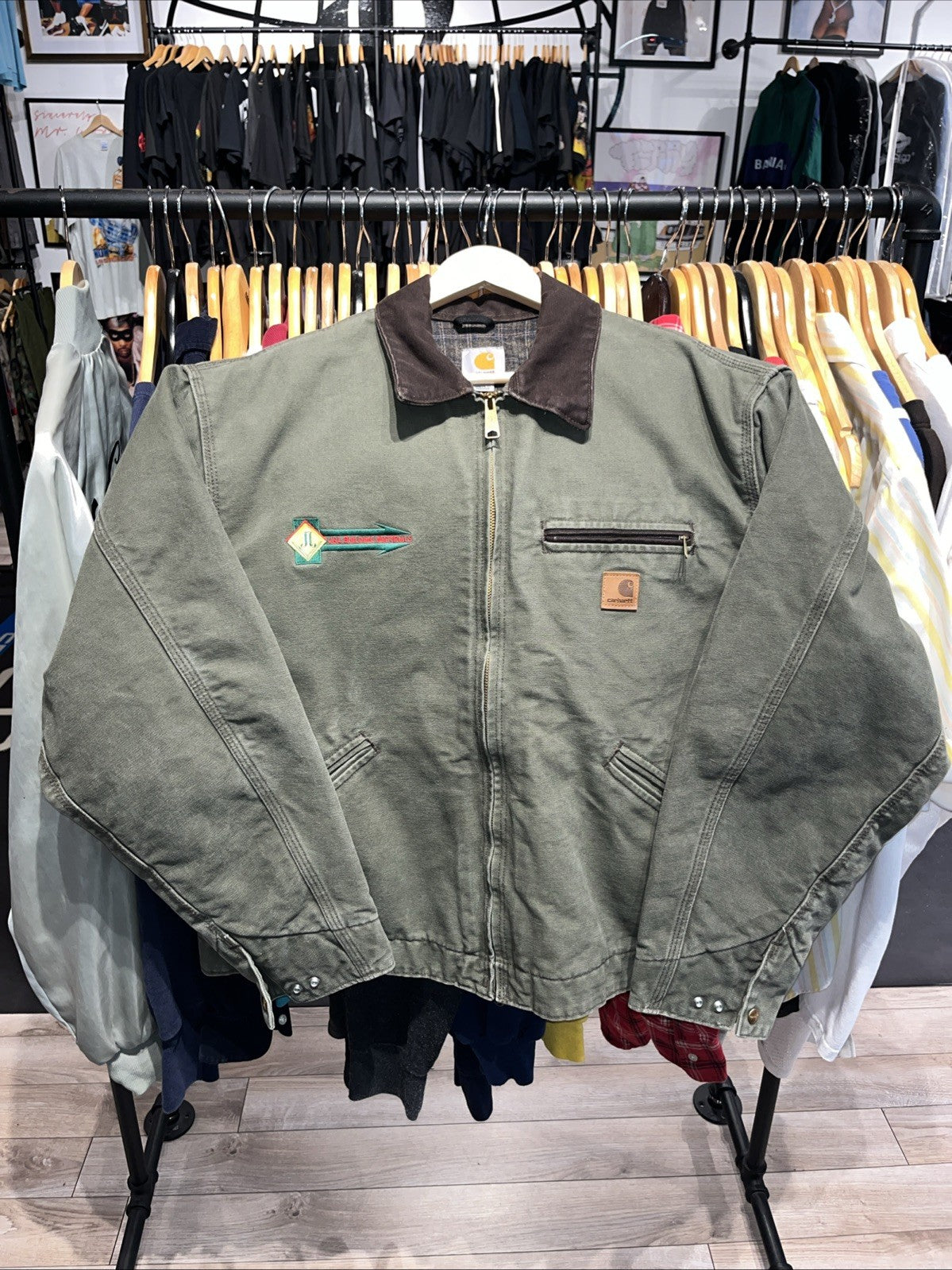 Vintage Carhartt Detroit Green XL