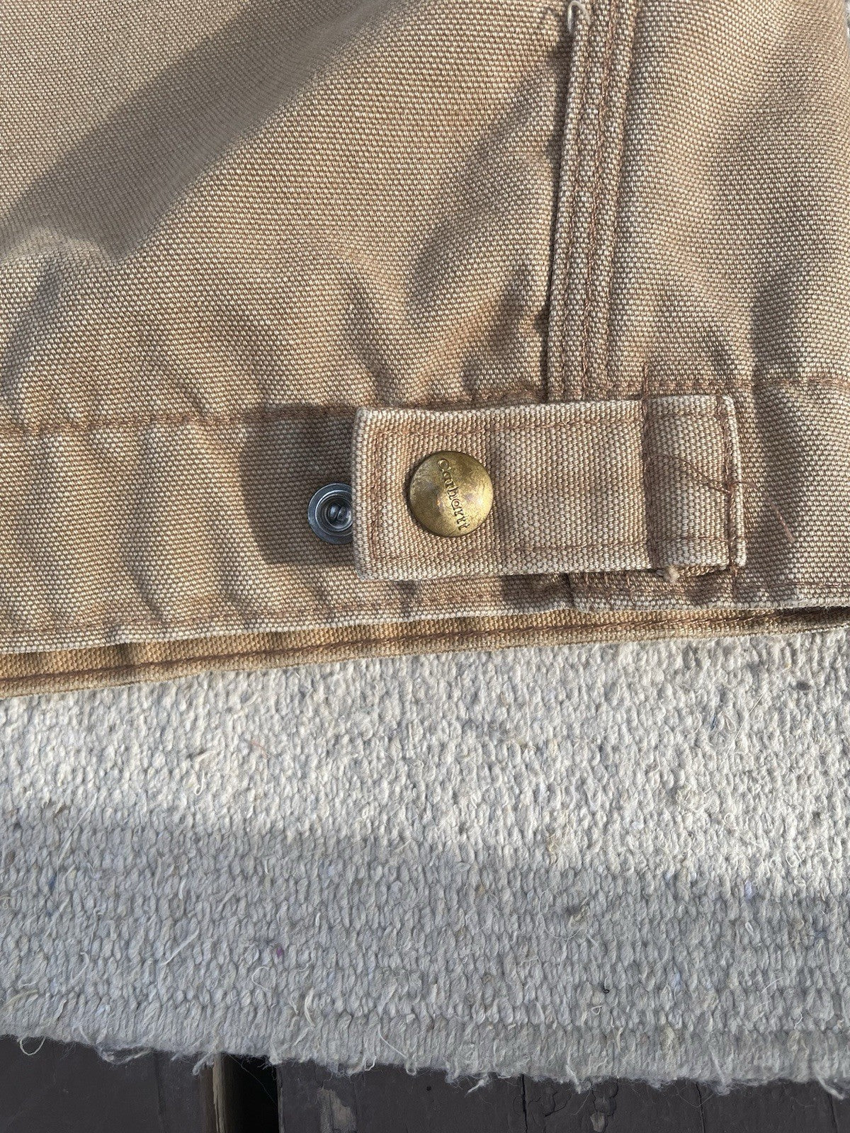 Carhartt Men’s J01 BRN Vintage Detroit Jacket Size 44 Fits Medium-Large