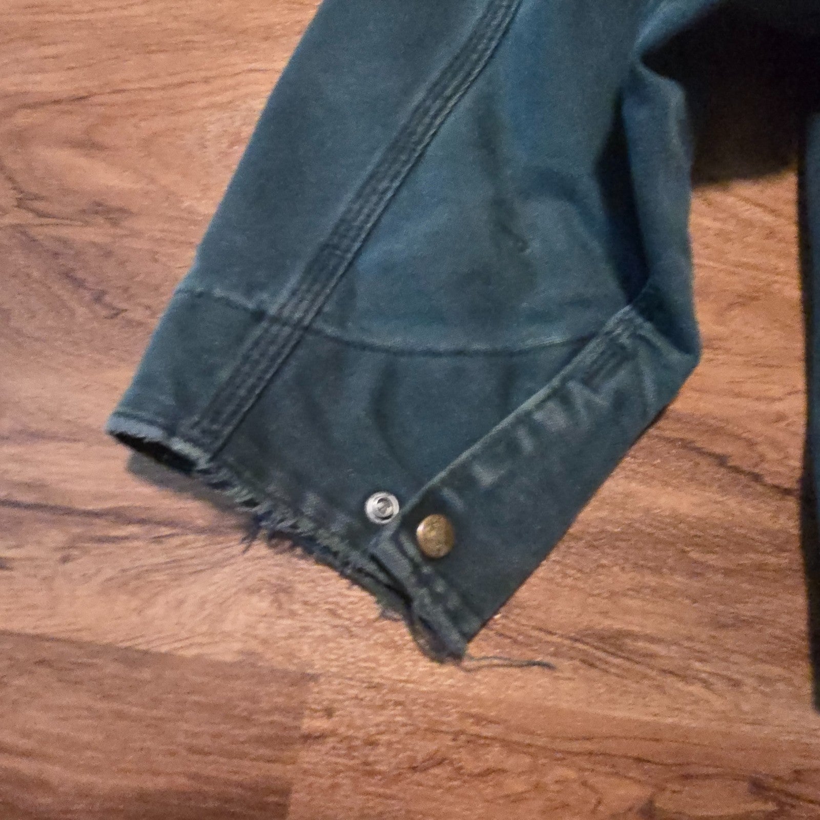 Vintage Carhartt Detroit Jacket J43 HTG Mens 2XL Green Plaid Lined Y2K