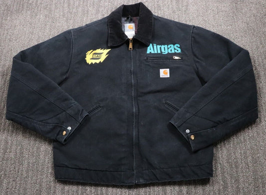 Carhartt VTG USA Detroit Jacket Blanket Lined Men's 40 Reg(medium) Black J01