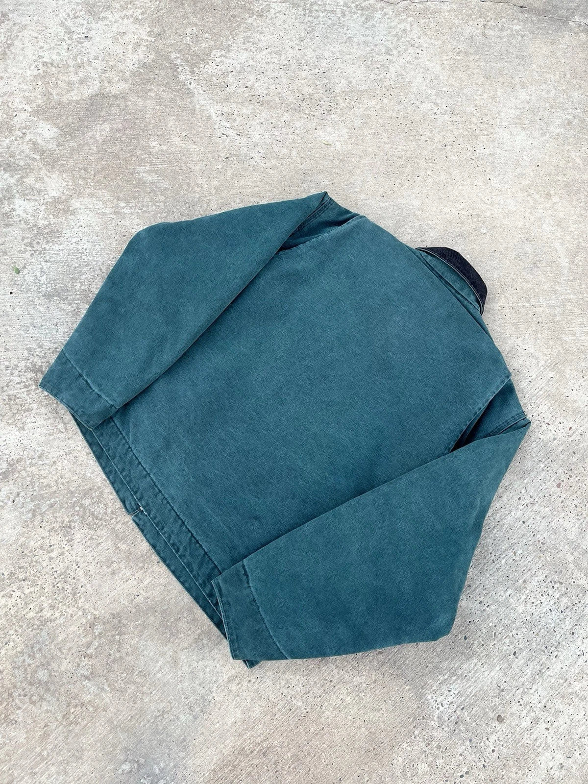 Vintage Carhartt Detroit Jacket Hunter Green J43 HTG Mens XL Blanket Lined