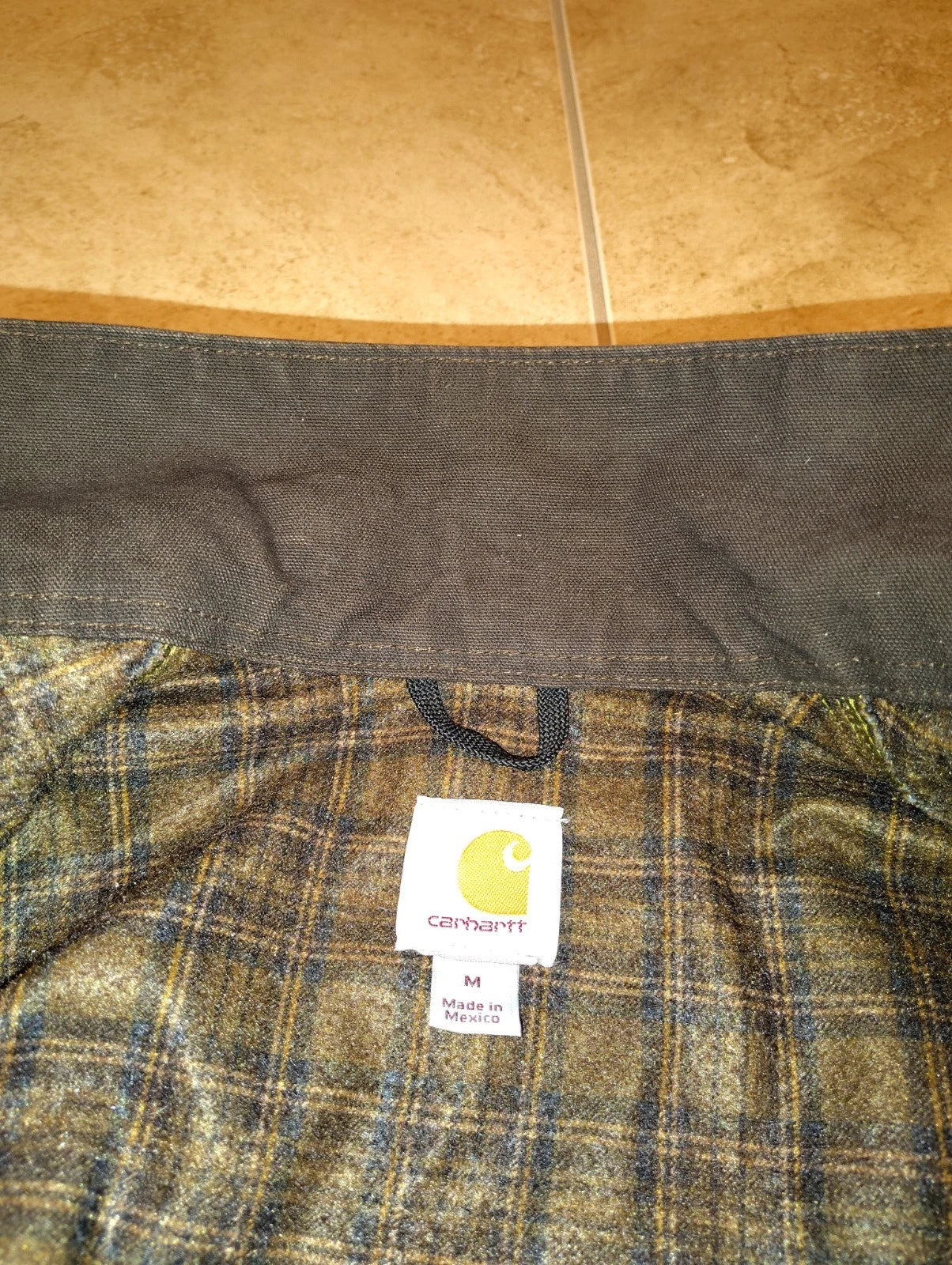 Vintage Carhartt J97-BLK Detroit Blanket Lined Jacket Size M Regular Y2K Detroit