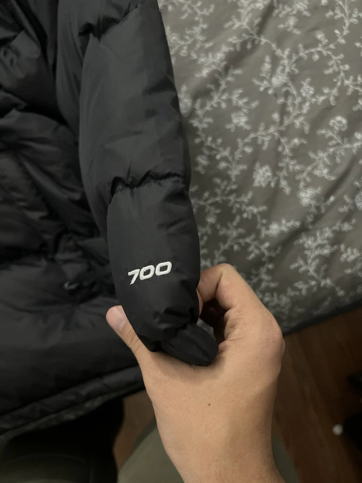 The North Face Men's 1996 Retro Nuptse 700 Down Puffer Jacket Black Size Medium