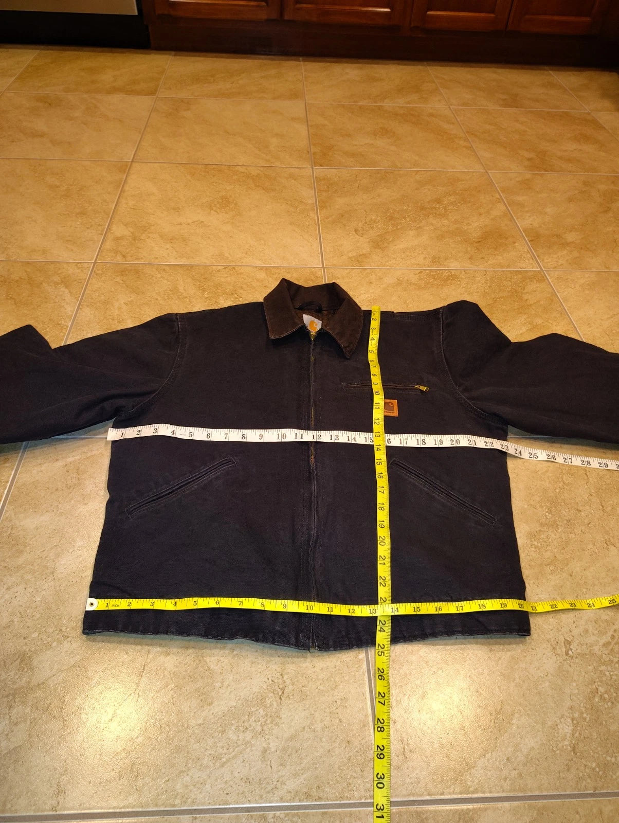 Vintage Carhartt J97-BLK Detroit Blanket Lined Jacket Size M Regular Y2K Detroit